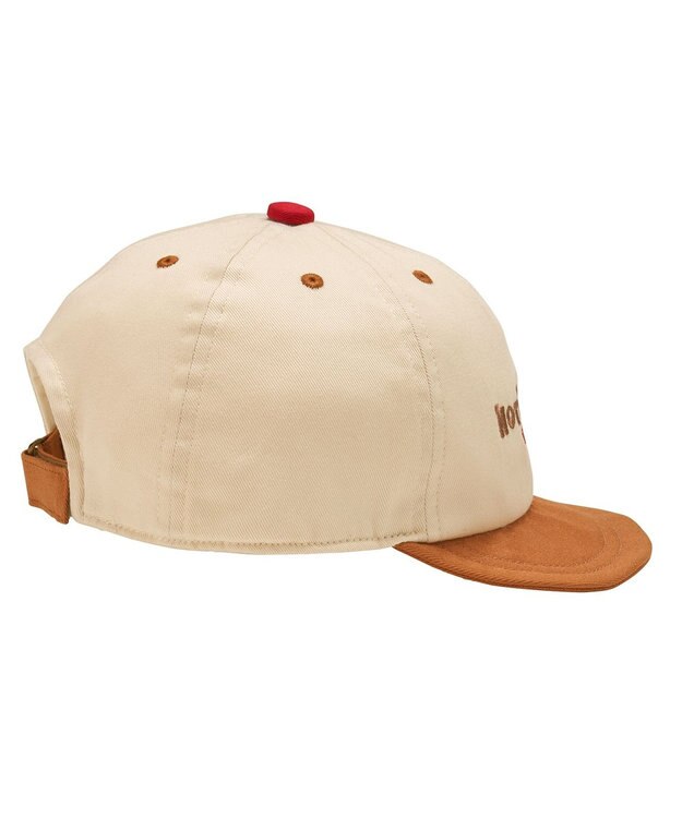 MIKI HOUSE HOT BISCUITS 【46-54cm】 バイカラー ロゴキャップ アイボリー