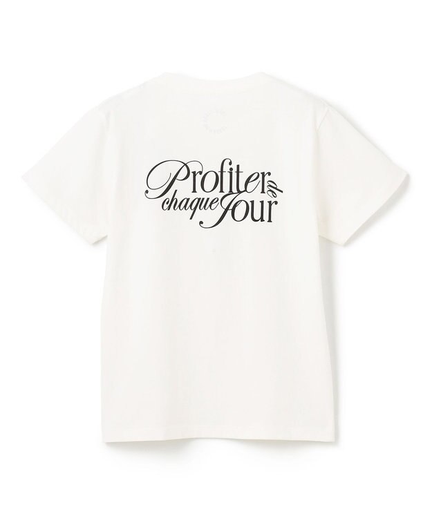 UNFILO 【110-150cm】CLEAN Tee(UNISEX) オフ[ブラックロゴ2]