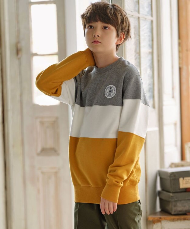 J.PRESS KIDS 【110-130cm】COMBI トリコロール トレーナー