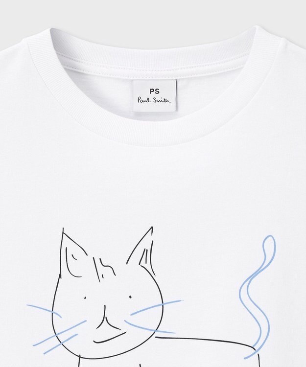 Paul Smith Drawn by Paul Cat Tシャツ ホワイト