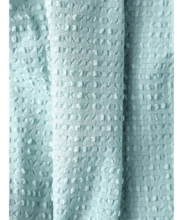 Green Parks 裾シャーリングブラウス Mint