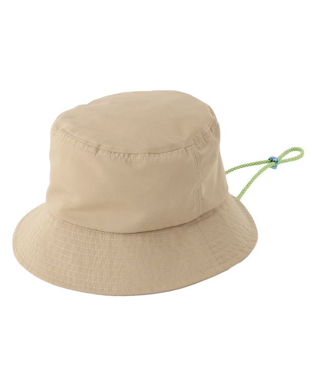 MOONBAT 【WEB限定】バケットハット 撥水加工 あご紐付き サイズ調整可 ベージュ