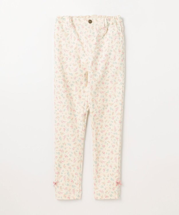 ANY KIDS 7daysドリームストレッチパンツ エクリュ×小花柄