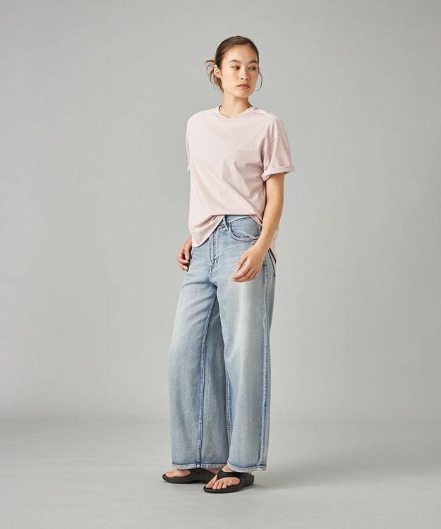 Chacott HandsomeCotton チュールTシャツ グレイッシュローズ