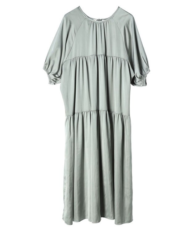 Green Parks armonia．ティアード切り替えワンピース Mint