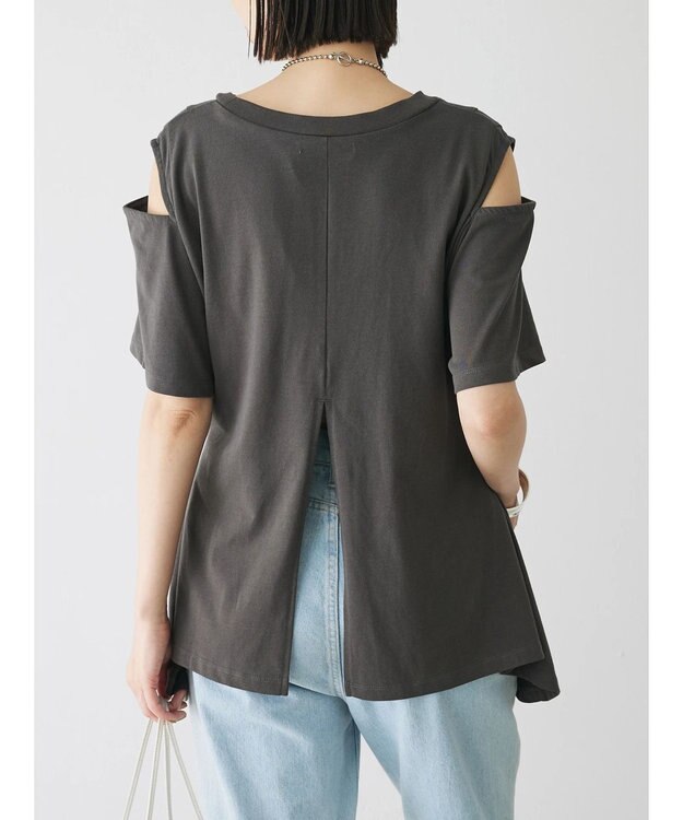 Green Parks ショルダーカットチュニック Gray