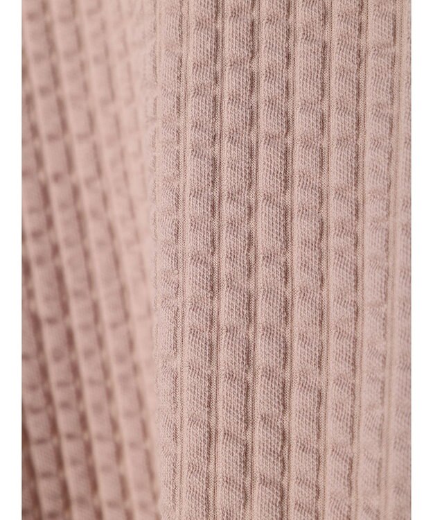 earth music&ecology ジャガードパワショルプルオーバー Beige