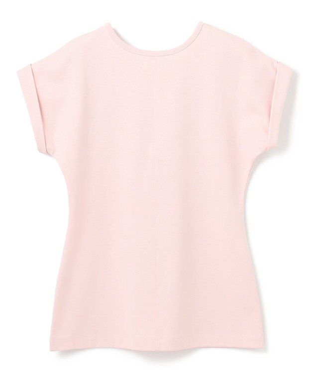 uncrave ダブルフェイスジャージー 2WAYスリットトップス ピンク