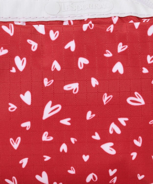 LeSportsac RECTANGULAR COSMETIC/レッドミニハーツホワイト レッドミニハーツホワイト