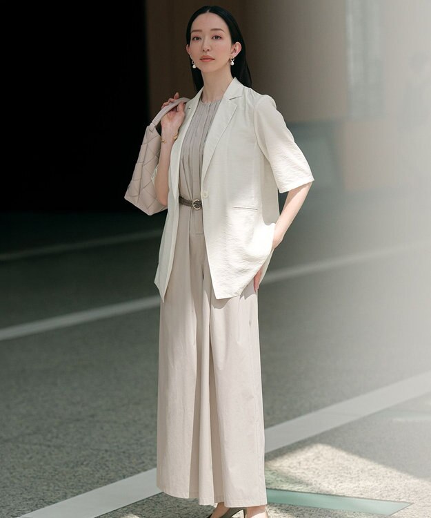 23区 メッシュ ナローベルト ブラウン系