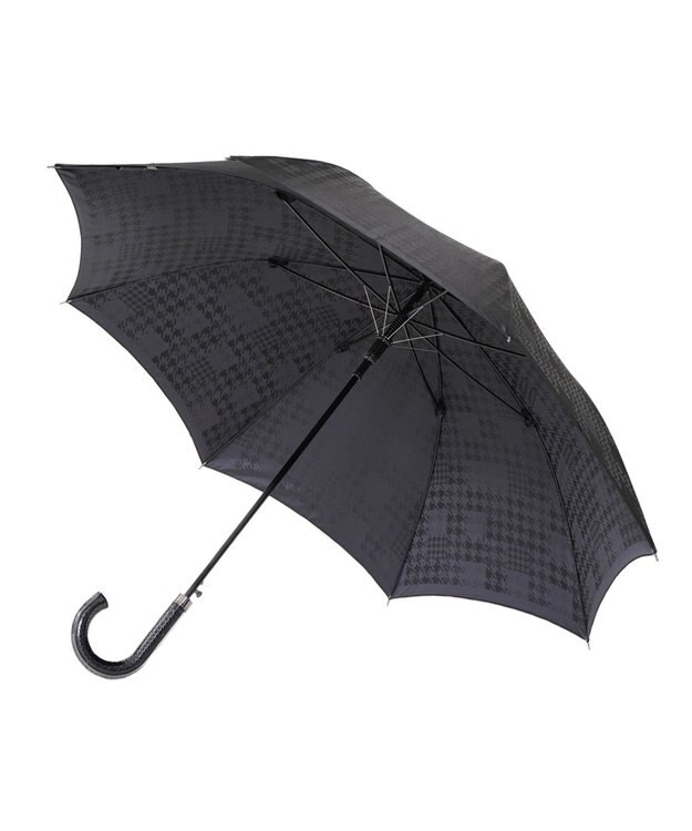 槇田商店 monotone 千鳥チェック ブラック 長傘 クロ