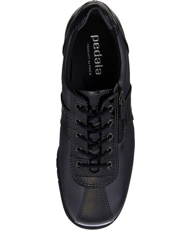 ASICS WALKING ペダラウォーキングシューズ 3E ヒール高2.0cm ブラック系