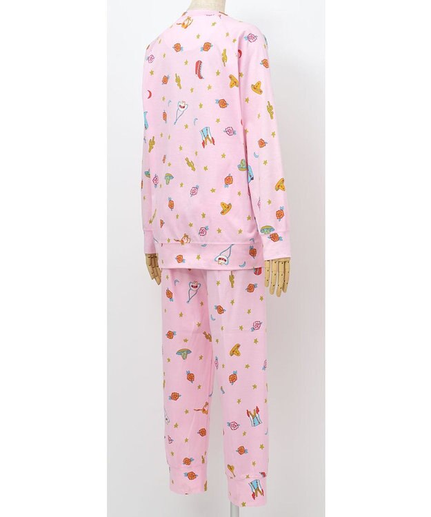 tsumori chisato SLEEP パジャマ　長袖　長ズボン　ルームウエア　綿100%　スムース素材　/ワコール　UDX543 ピンク