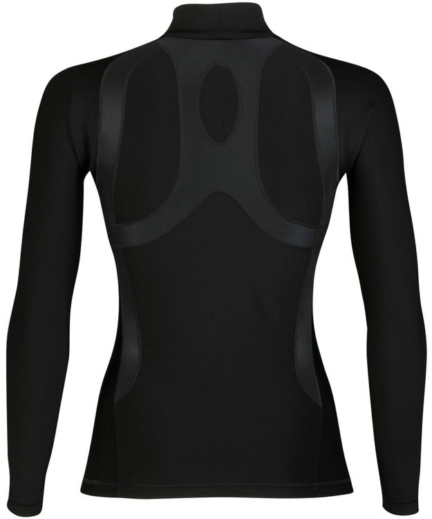 CW-X 【WOMEN】 CW-X レディース 機能性トップス 【JYURYU TOP】 長袖 肩が動かしやすくなる 運動時の疲労を軽減 ゴルフ 球技 マラソン 保温(本体) JAY789 /ワコール ブラック