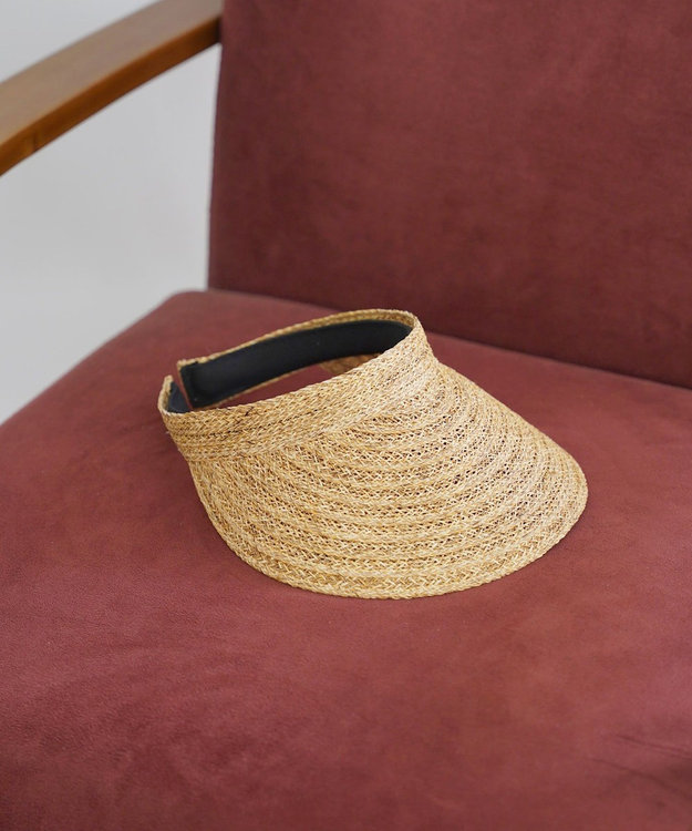 石田製帽 ペーパー クリップバイザー ベージュ