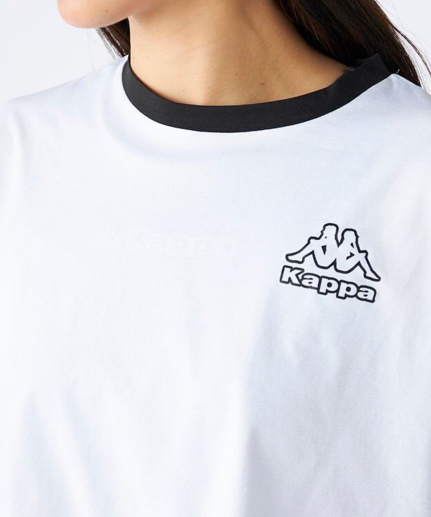 OP／FILA 【Kappa】ラッシュTシャツ・ボードショーツ付き　4点セット水着 ホワイト
