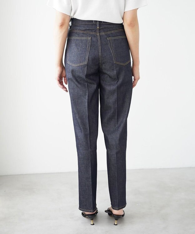 woadblue RIGID HIGH RISE（RIGID BLUE） ハイライズストレートパンツ RIGIDBLUE