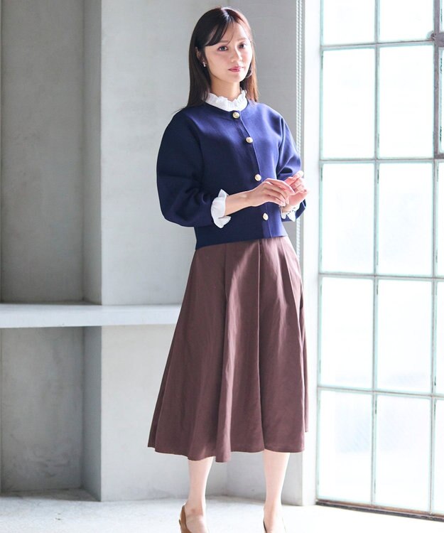 Feroux リボンディテール ブラウス ホワイト系