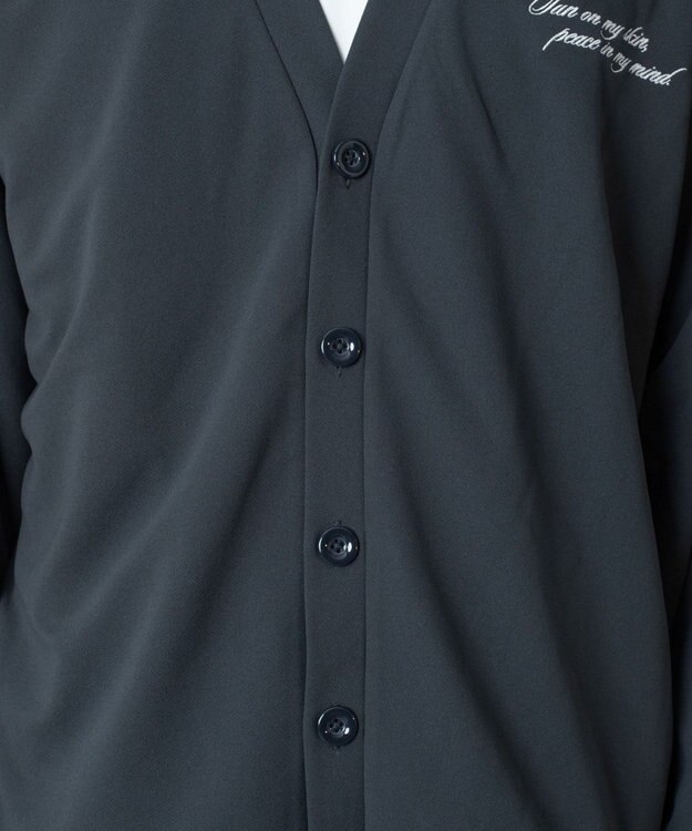 WEGO 【2点SET/ユニセックス着用ITEM】アンサンブルカーディガン（LS） ブラック中濃色