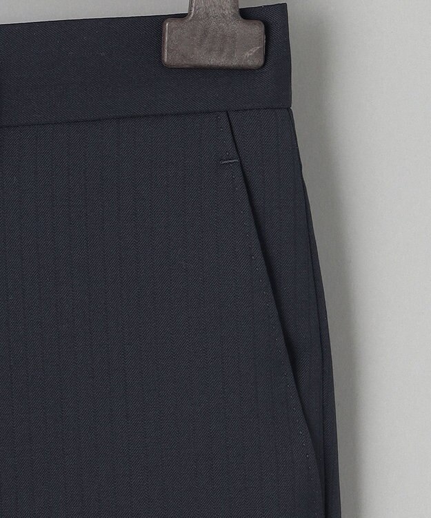 GOTAIRIKU オールシーズン対応【御幸毛織】WOOL×SOLOTEX ストレッチスーツ（ネイビーストライプ） ネイビー系1