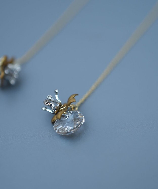 monshiro ウインターコスモスアメリカンピアス シルバー×ゴールド