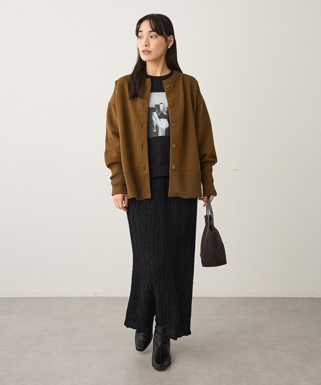 CRAFT STANDARD BOUTIQUE スポンディッシュカーディガン Brown