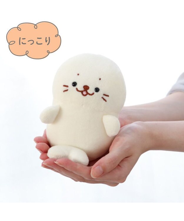 Mother garden しろたん ついてきちゃうしろたん 《にっこりついたん》マスコットキーホルダー にっこりついたん