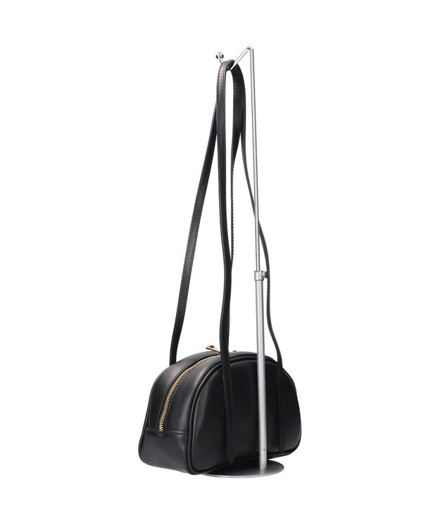 INTER-CHAUSSURES 【Christian Villa】レザースモールショルダーバッグ ブラック