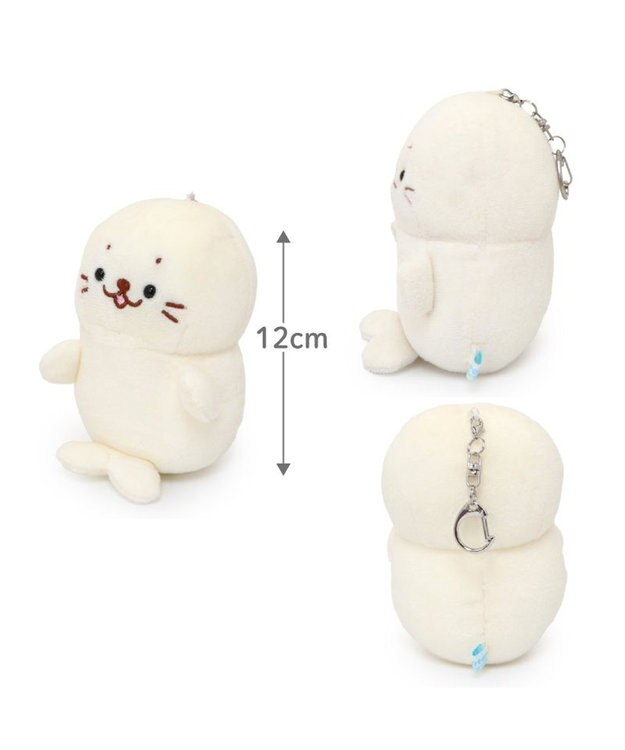 Mother garden しろたん ついてきちゃうしろたん 《にっこりついたん》マスコットキーホルダー にっこりついたん