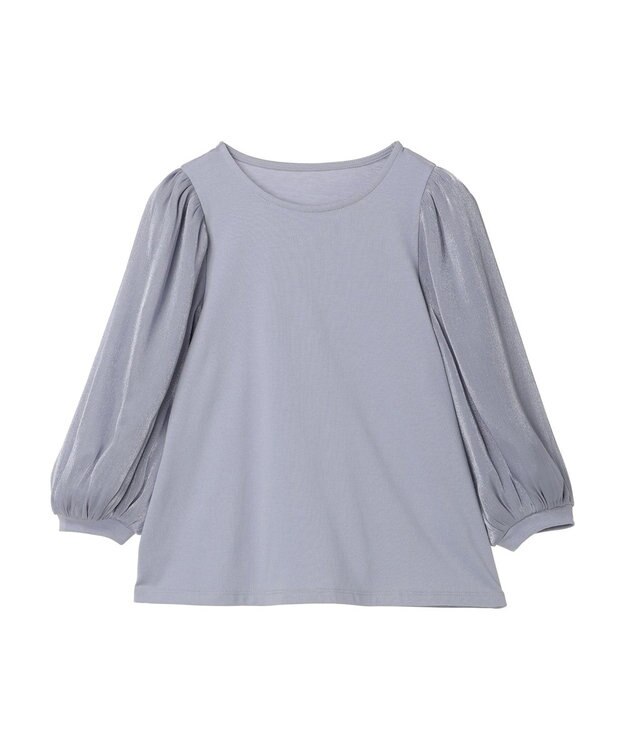 earth music&ecology ラメスリーブプルオーバー Sax