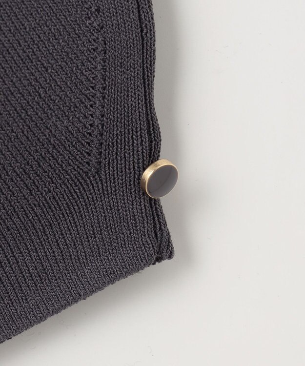 ANY SIS S 【洗える】コクーンスリーブ ニット スレート