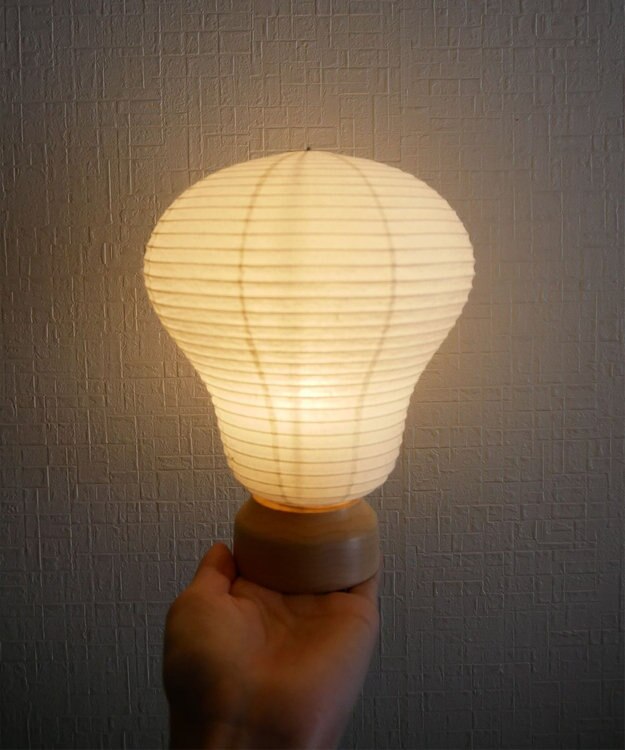 ちょうちん堂 【cocolan Muji】気球 ちょうちん ライト ホワイト