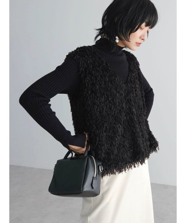 Green Parks ・ＳＵＧＡＲ　ＳＰＯＯＮ　フェザーヤーンベスト Black