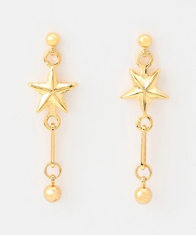 GRACE CONTINENTAL gren スターピアス ゴールド