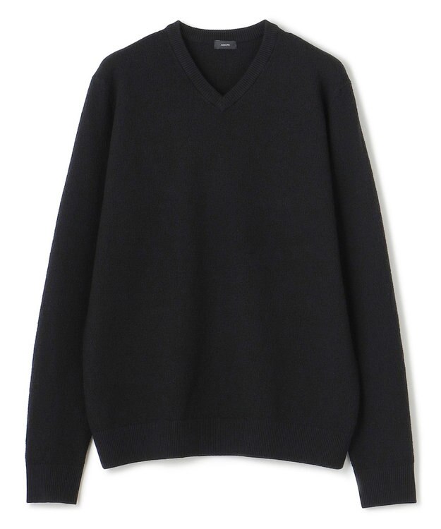 JOSEPH HOMME ライトアムンゼン　Vネック ブラック系