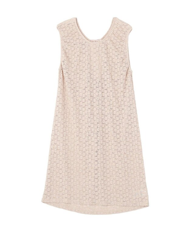 earth music&ecology 【2WAY】レースギャザーワンピース Beige