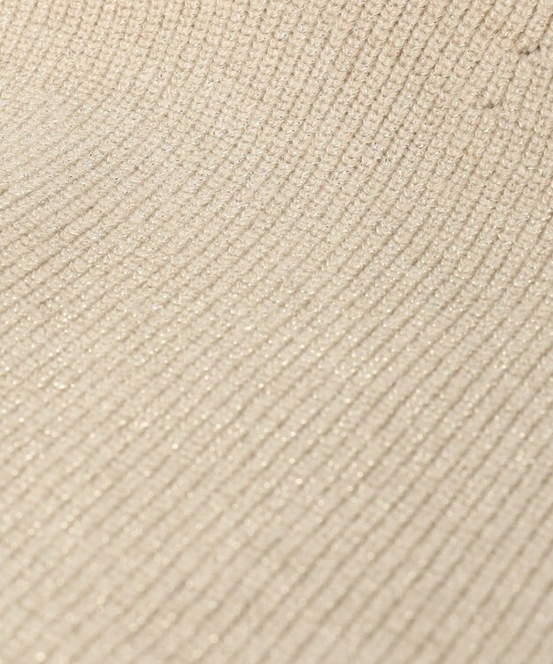 ANY SIS CICA加工 ビューティ畔ボトルネック ニット シャンパン