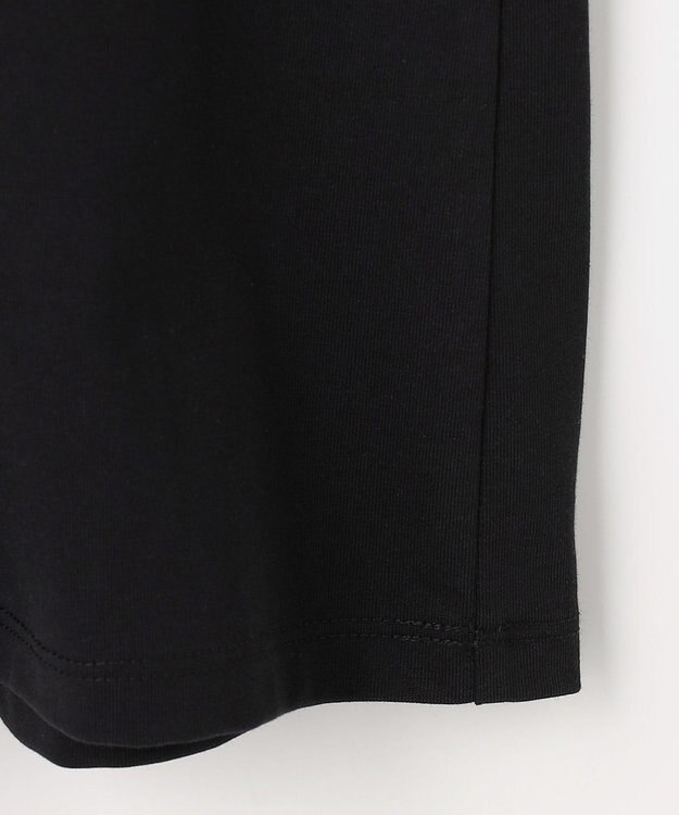 組曲 【先行予約】プレーティング天竺 フレアスリーブカットソー ブラック系