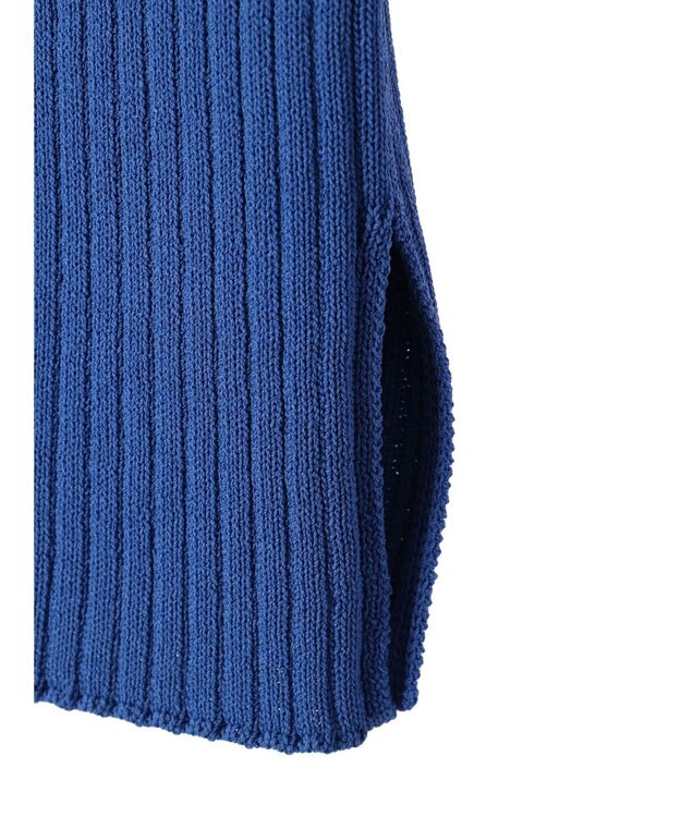 Green Parks ・Ｐｅｔｉｔ　Ｆｌｅｕｒ　フレンチスリーブリブニット Blue