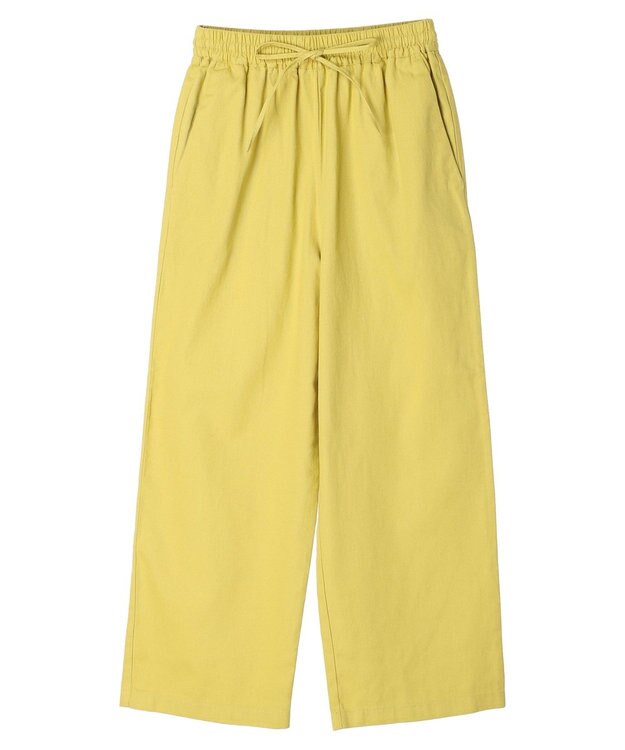 Green Parks イージーワイドパンツ Yellow