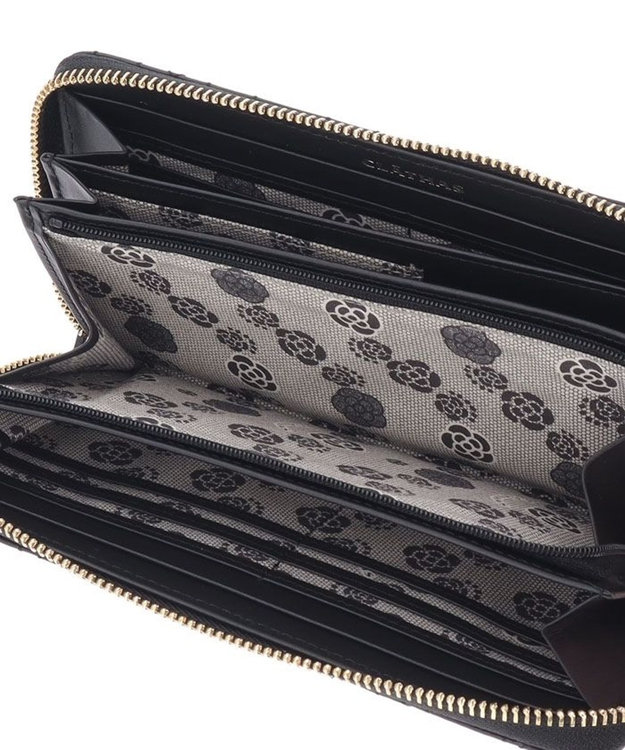 CLATHAS セレナ ラウンド長財布 ブラック