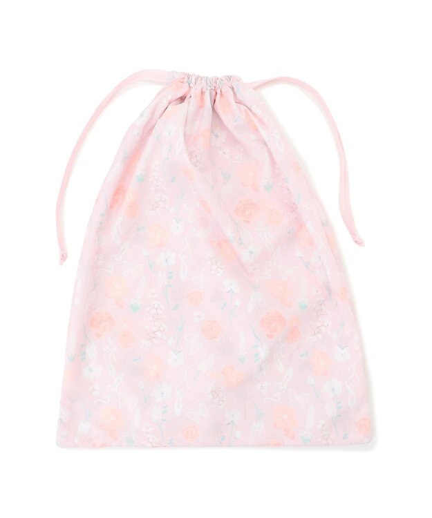 Chacott フラワー巾着L ロイヤルピンク