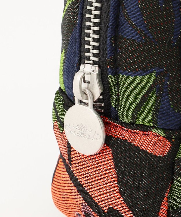 GRACE CONTINENTAL Fabricスクエアポーチ ピンク