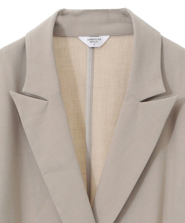 AMERICAN HOLIC イージーケアテーラードジャケット Beige