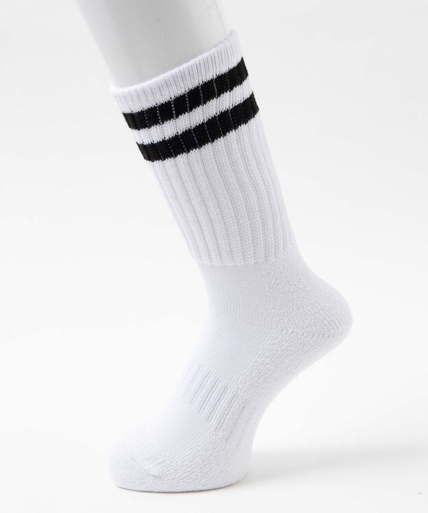 WEGO 2ラインソックス（R） ホワイト