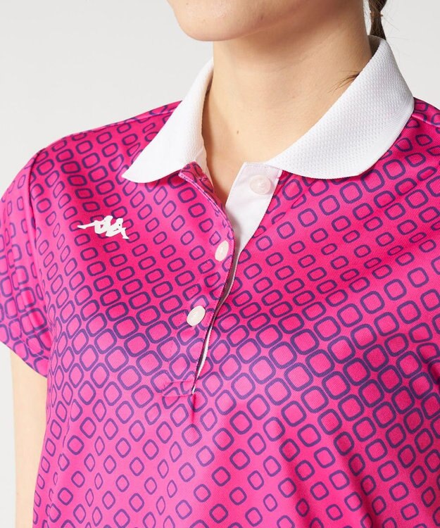 FILA GOLF／marie claire 【Kappa】半袖ポロシャツ ピンク