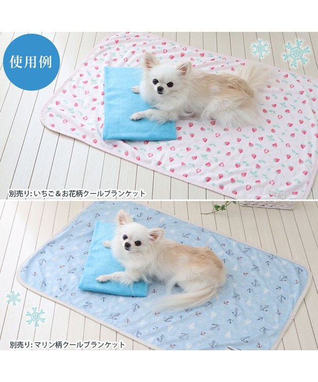 PET PARADISE ペットパラダイス やわらかアイス枕　水色 水色