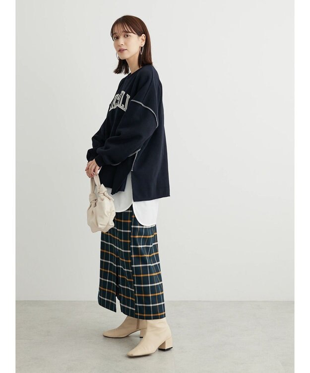 Green Parks 裾ドッキングホワイトインナー Off White