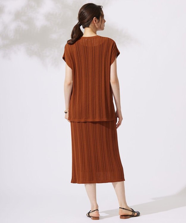 自由区 【カタログ掲載・セットアップ対応・洗える】シアーコイル スカート コッパー