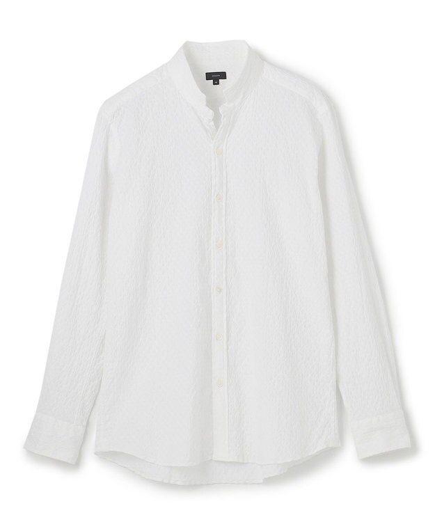 JOSEPH HOMME トライジャガードストレッチ　ウィングカラーシャツ ホワイト系